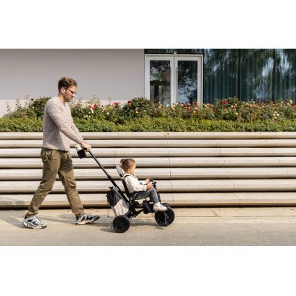 QPlay - Barntrehjuling 5-i-1 NOVA MAX beige