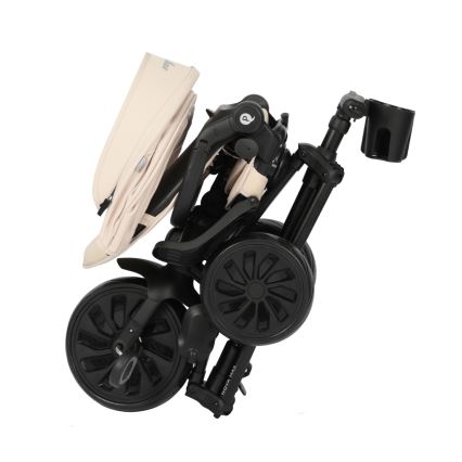 QPlay - Barntrehjuling 5-i-1 NOVA MAX beige