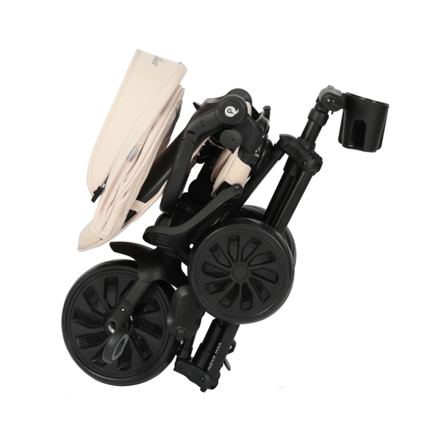QPlay - Barntrehjuling 5-i-1 NOVA MAX beige