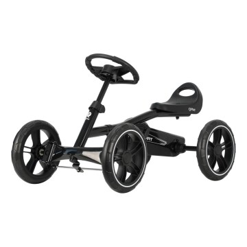 QPlay - Fyrhjuling för barn GO KART, svart