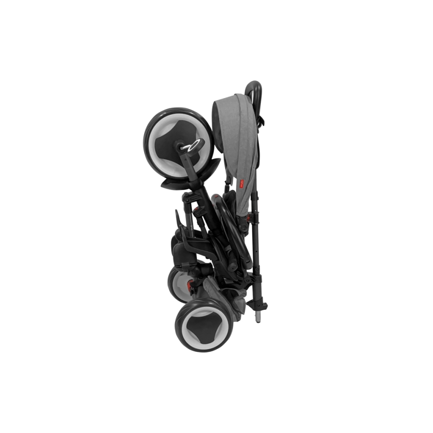 QPlay - RITO EVA PLUS 3-i-1 trehjuling, grå