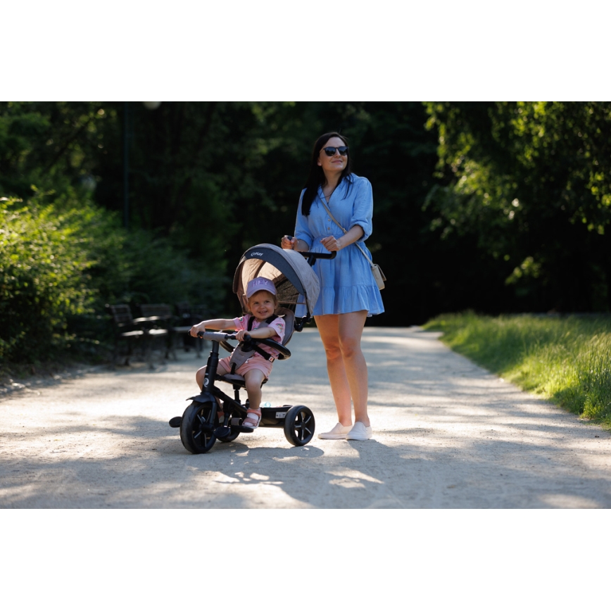 QPlay - Trehjuling för barn 03.01.2001 RITO STAR ljusgrå