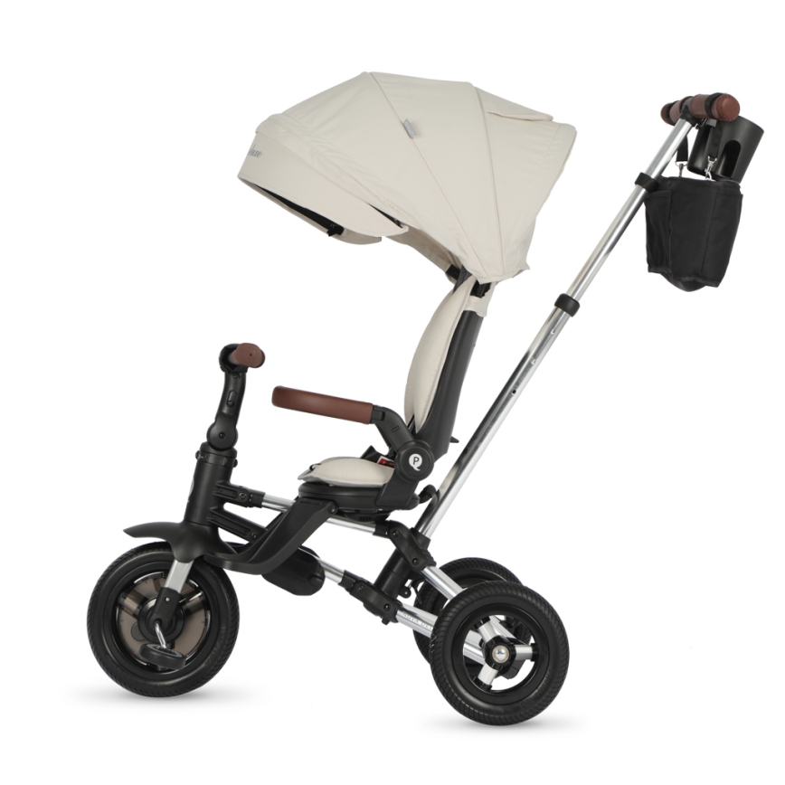 QPlay - Trehjuling för barn 5 i 1 NOVA DELUXE beige