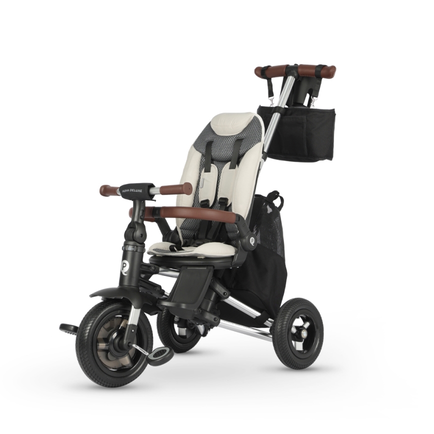 QPlay - Trehjuling för barn 5 i 1 NOVA DELUXE beige