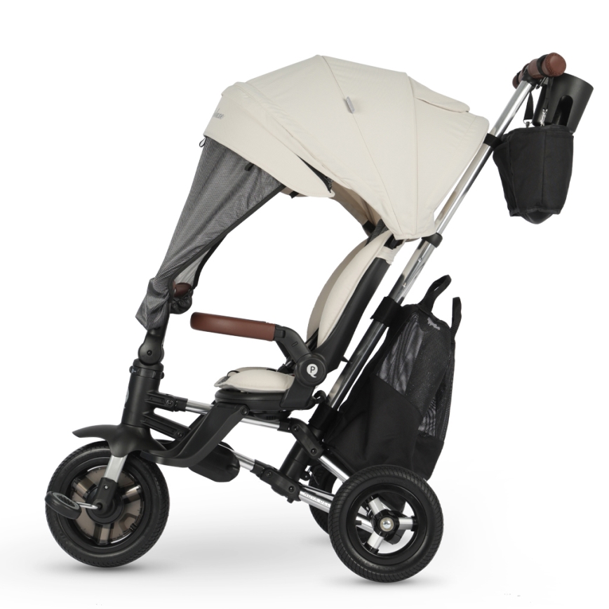 QPlay - Trehjuling för barn 5 i 1 NOVA DELUXE beige