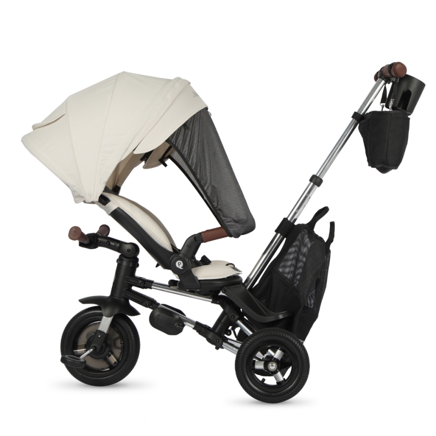 QPlay - Trehjuling för barn 5 i 1 NOVA DELUXE beige