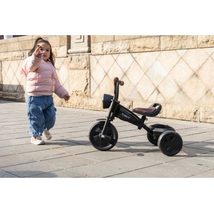 QPlay - Trehjuling för barn TRIDURO svart