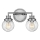 Quintiesse - Badrumsvägglampa POPPY 2xE27/60W/230V IP44 blank krom