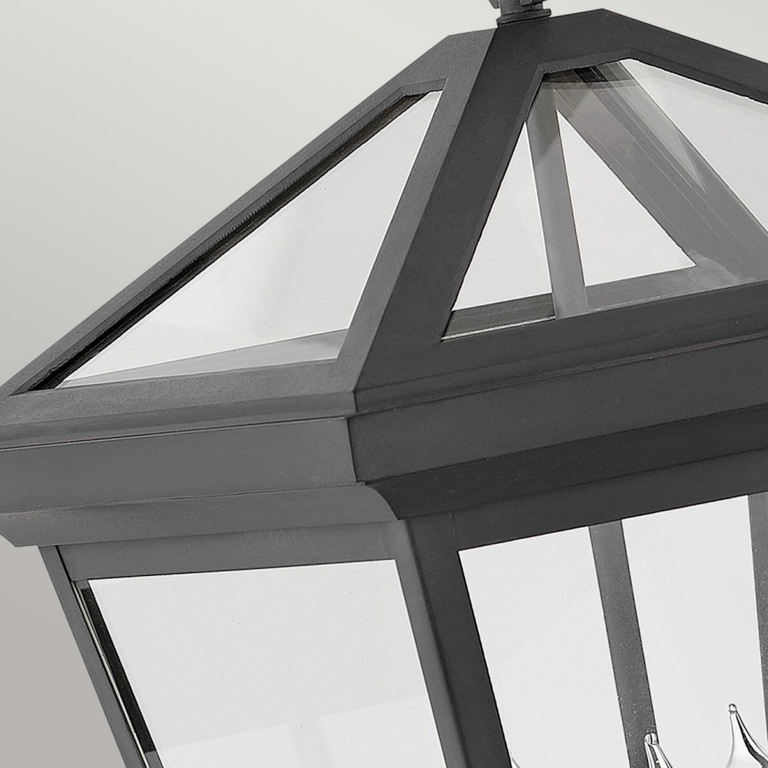 Quintiesse - Utomhusvägglampa ALFORD L 3xE14/40W/230V IP44 svart