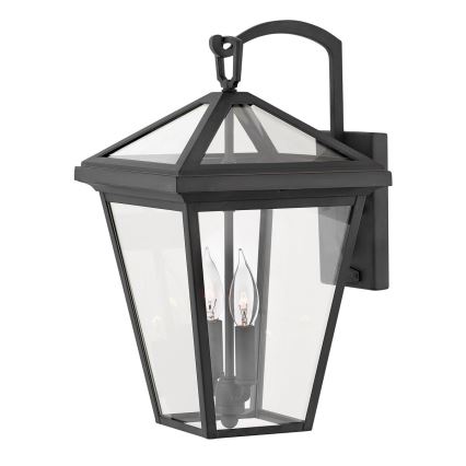 Quintiesse - Utomhusvägglampa ALFORD M 2xE14/40W/230V IP44 svart