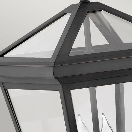 Quintiesse - Utomhusvägglampa ALFORD M 2xE14/40W/230V IP44 svart