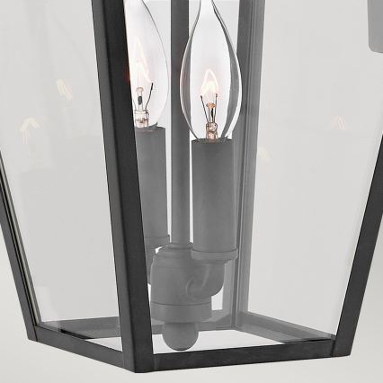 Quintiesse - Utomhusvägglampa ALFORD M 2xE14/40W/230V IP44 svart