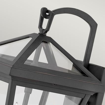 Quintiesse - Utomhusvägglampa ALFORD S 2xE14/40W/230V IP44 svart