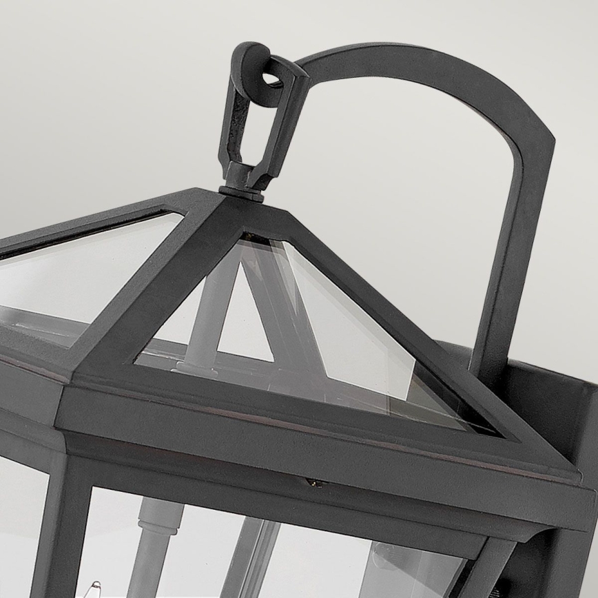 Quintiesse - Utomhusvägglampa ALFORD S 2xE14/40W/230V IP44 svart