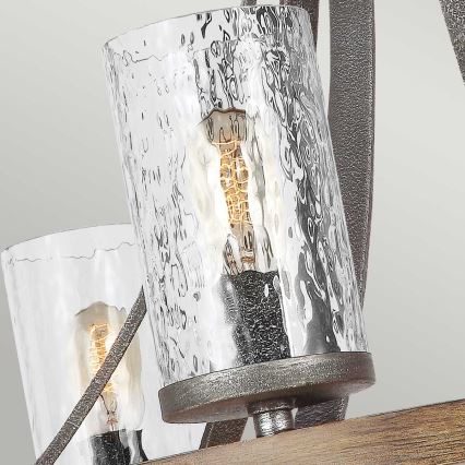 Quintiesse - Taklampa med kedja ANGELO 6xE27/60W/230V, ekdekor