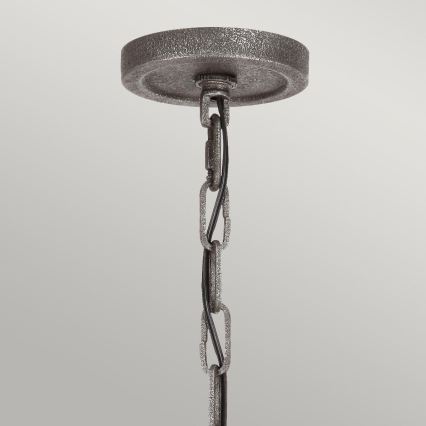 Quintiesse - Taklampa med kedja ANGELO 6xE27/60W/230V, ekdekor