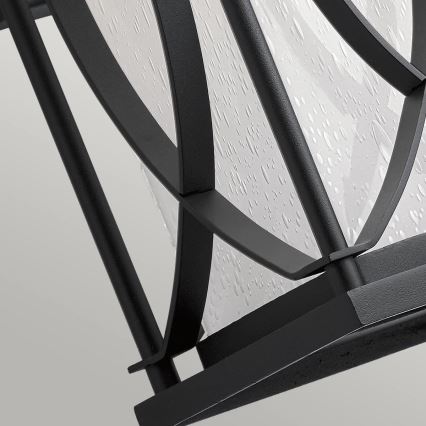 Quintiesse - Utomhusvägglampa ASHBERN M 1xE27/60W/230V IP44 svart