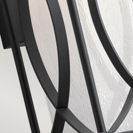 Quintiesse - Utomhusvägglampa ASHBERN M 1xE27/60W/230V IP44 svart