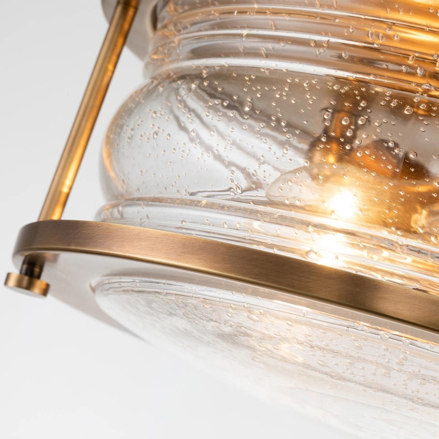 Quintiesse - Badrumstaklampa ASHLAND 2xE27/60W/230V Ø 30,5 cm IP44 guld