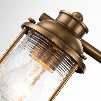 Quintiesse - Utomhusvägglampa ASHLAND BAY 3xE27/60W/230V IP44, brons