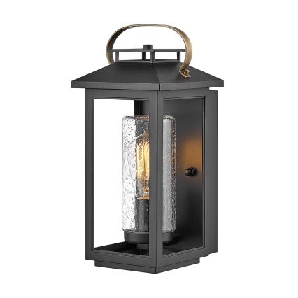 Quintiesse - Utomhusvägglampa ATWATER S 1xE27/60W/230V IP44 svart