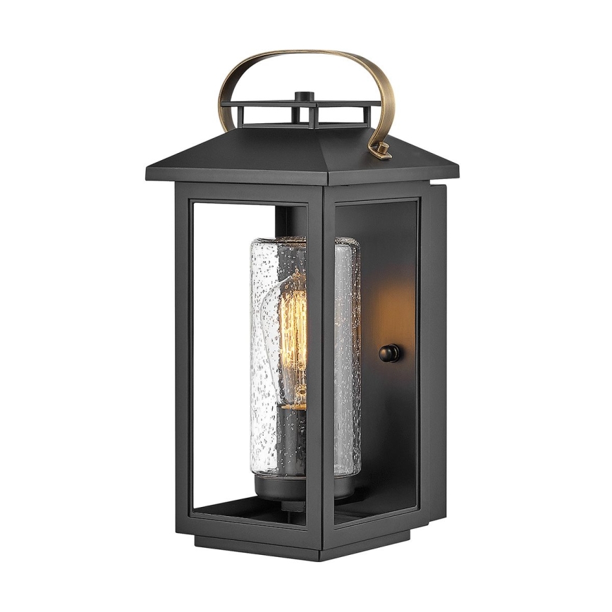 Quintiesse - Utomhusvägglampa ATWATER S 1xE27/60W/230V IP44 svart