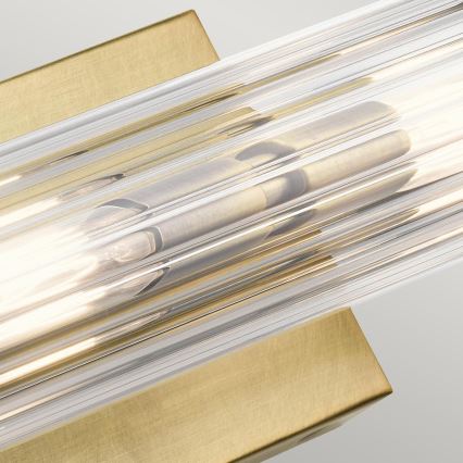 Quintiesse - Badrumsvägglampa AZORES 2xE14/40W/230V IP44 guld