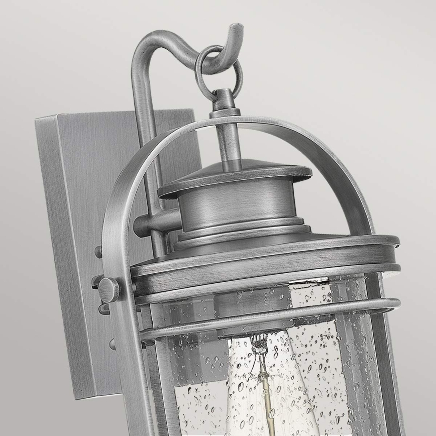 Quintiesse - Utomhusvägglampa BOOKER M 1xE27/60W/230V IP44 mattkrom