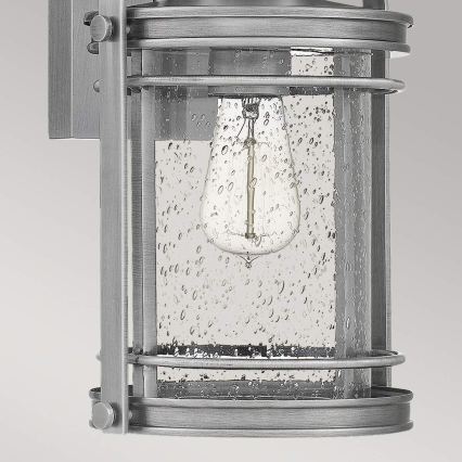 Quintiesse - Utomhusvägglampa BOOKER M 1xE27/60W/230V IP44 mattkrom