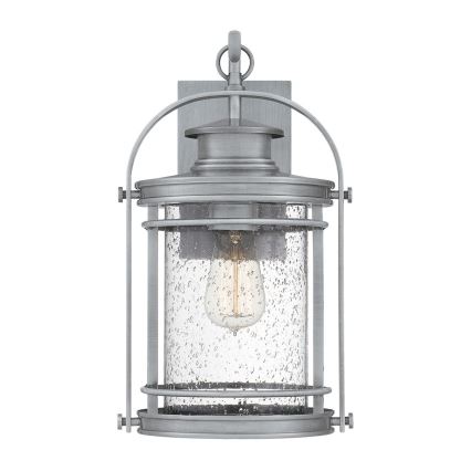 Quintiesse - Utomhusvägglampa BOOKER M 1xE27/60W/230V IP44 mattkrom