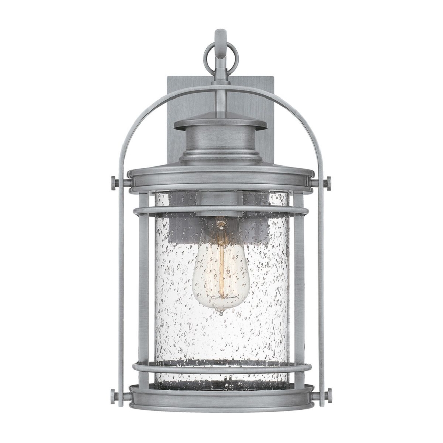 Quintiesse - Utomhusvägglampa BOOKER M 1xE27/60W/230V IP44 mattkrom
