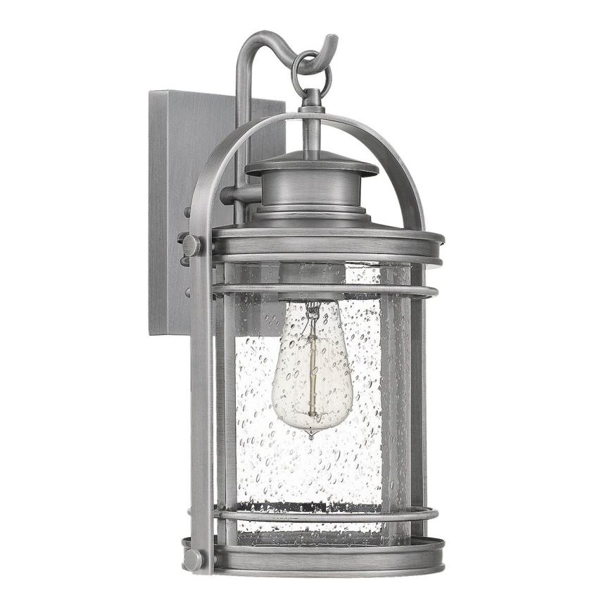 Quintiesse - Utomhusvägglampa BOOKER M 1xE27/60W/230V IP44 mattkrom
