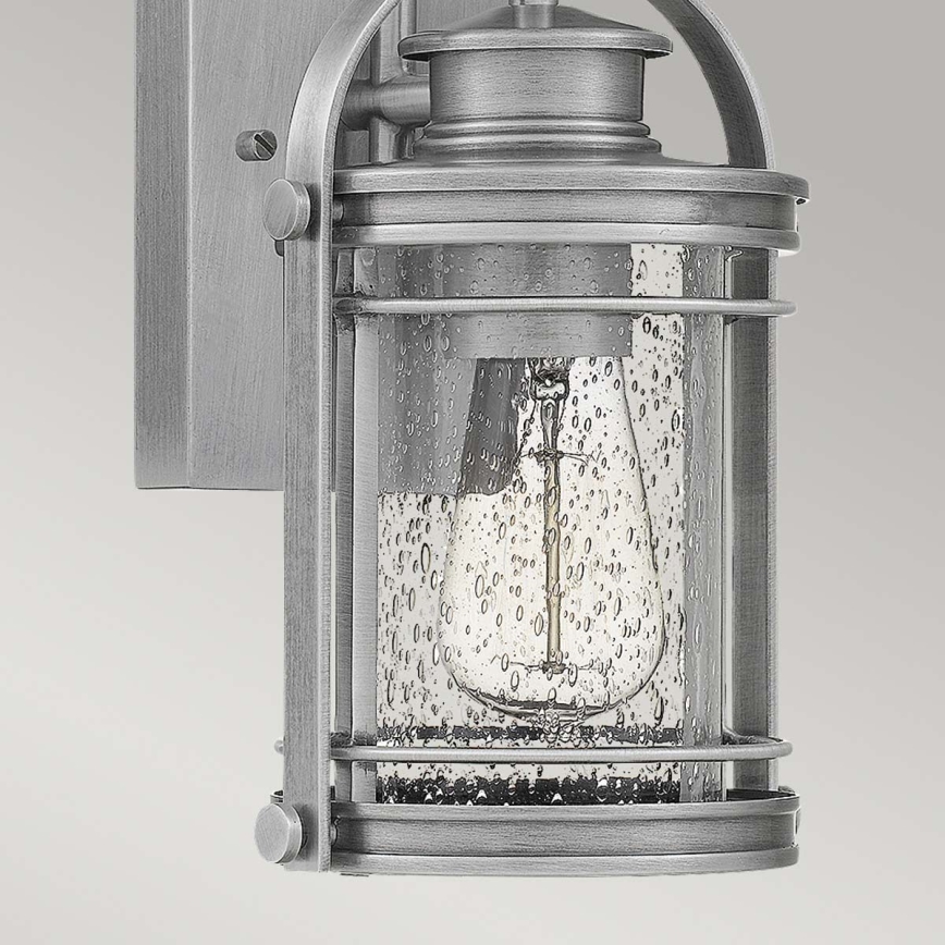 Quintiesse - Utomhusvägglampa BOOKER S 1xE27/60W/230V IP44 matt krom