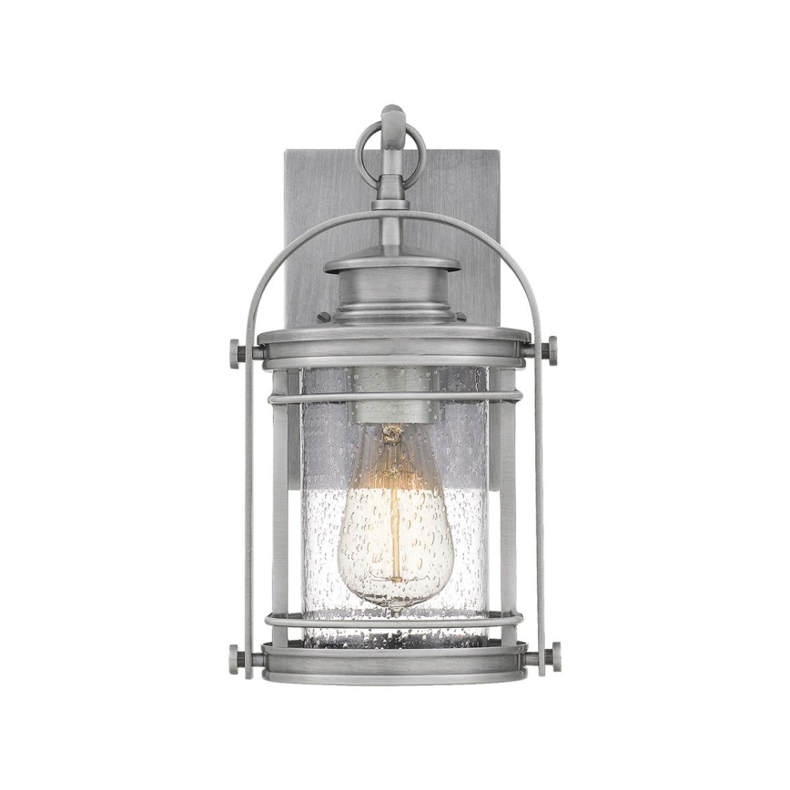Quintiesse - Utomhusvägglampa BOOKER S 1xE27/60W/230V IP44 matt krom