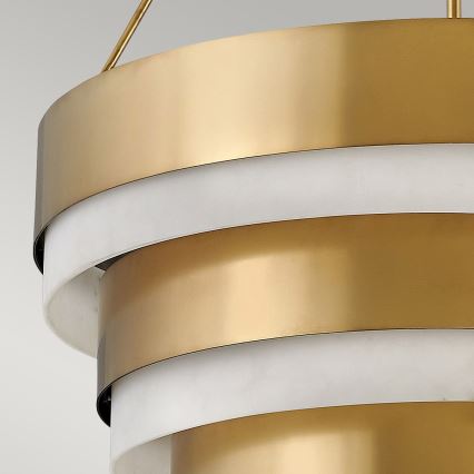 Quintiesse - Ljuskrona på stång ECHELON 8xE14/40W/230V guld