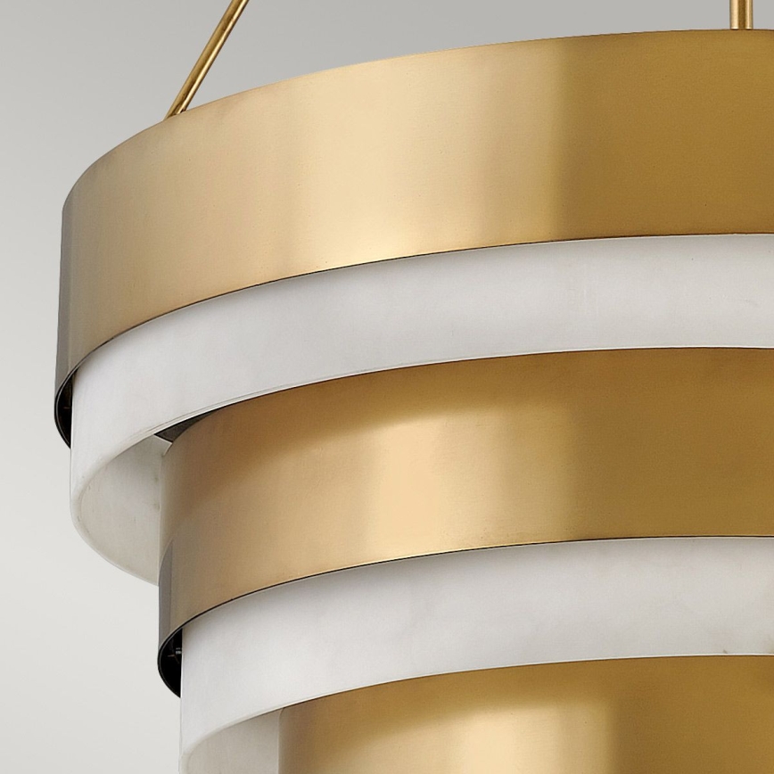 Quintiesse - Ljuskrona på stång ECHELON 8xE14/40W/230V guld