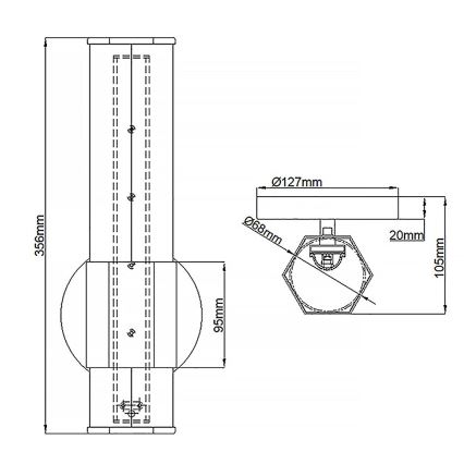 Quintiesse - LED badrumsvägglampa FACET LED/12W/230V IP44 guld