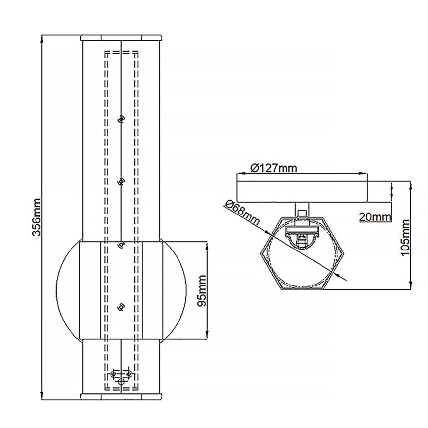 Quintiesse - LED badrumsvägglampa FACET LED/12W/230V IP44 guld
