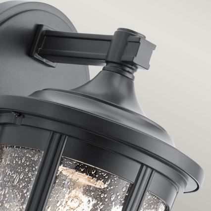Quintiesse - Utomhusvägglampa FAIRFIELD M 1xE27/60W/230V IP44 svart