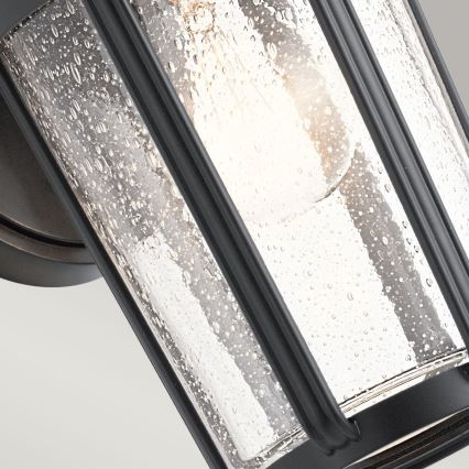 Quintiesse - Utomhusvägglampa FAIRFIELD M 1xE27/60W/230V IP44 svart