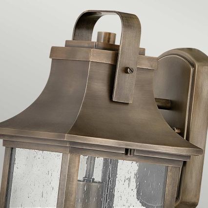 Quintiesse - Utomhusvägglampa GRANT M 1xE27/60W/230V IP44 brons