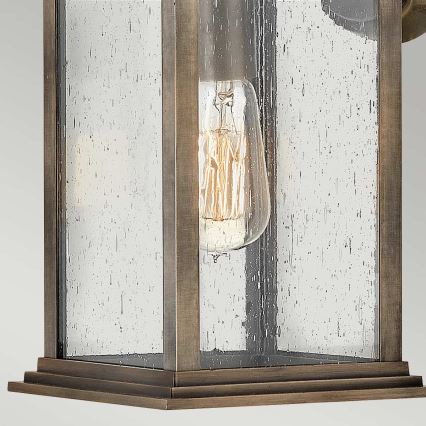 Quintiesse - Utomhusvägglampa GRANT M 1xE27/60W/230V IP44 brons