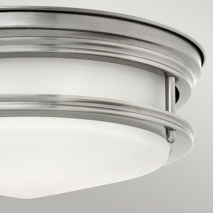 Quintiesse - Utomhustaklampa HADRIAN 2xE27/40W/230V Ø 30,5 cm IP44 mattkrom