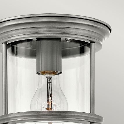 Quintiesse - Utomhustaklampa HADRIAN 1xE27/60W/230V Ø 19,6 cm IP44 mattkrom