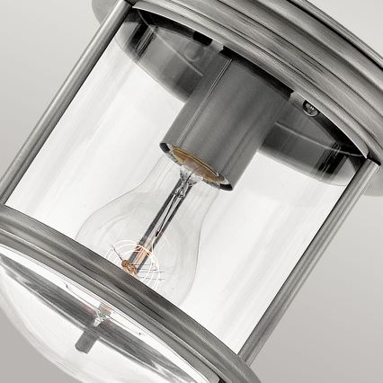 Quintiesse - Utomhustaklampa HADRIAN 1xE27/60W/230V Ø 19,6 cm IP44 mattkrom