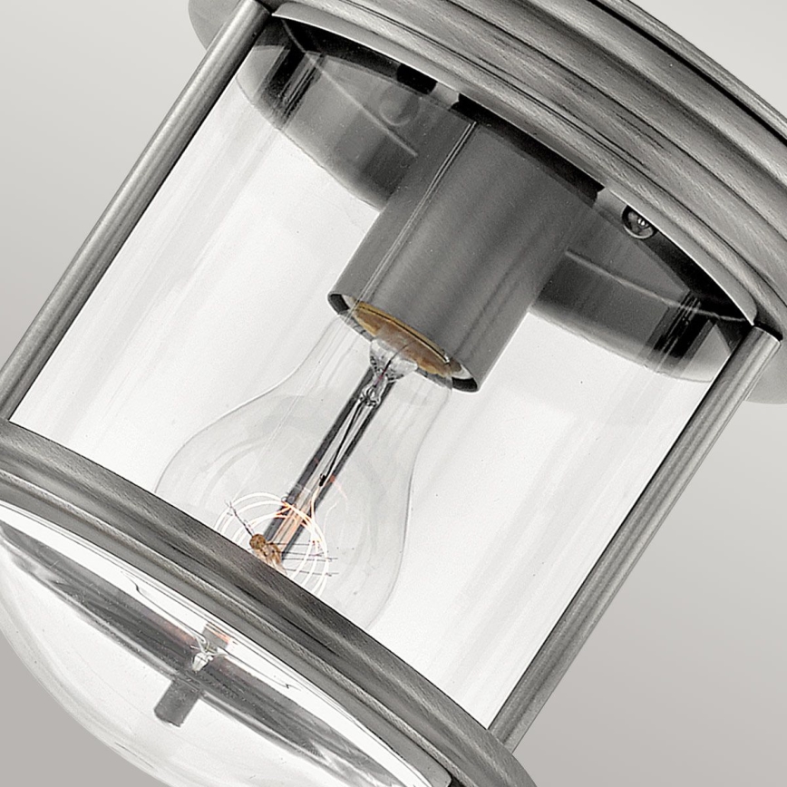 Quintiesse - Utomhustaklampa HADRIAN 1xE27/60W/230V Ø 19,6 cm IP44 mattkrom
