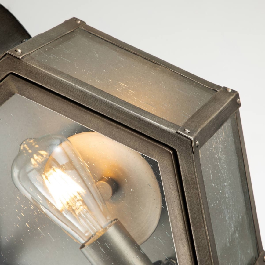 Quintiesse - Utomhusväggarmatur HEATH M 1xE27/60W/230V IP44 brons