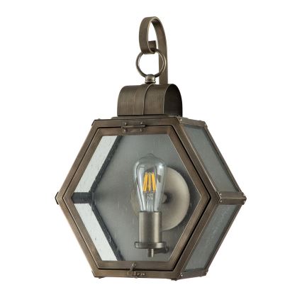 Quintiesse - Utomhusväggarmatur HEATH M 1xE27/60W/230V IP44 brons