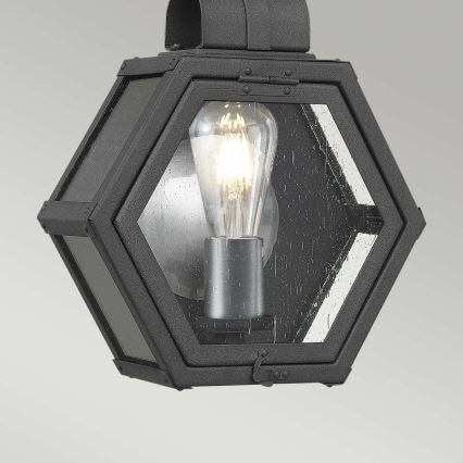 Quintiesse - Utomhusvägglampa HEATH M 1xE27/60W/230V IP44 svart