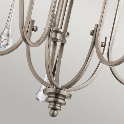 Quintiesse - Taklampa på stång KARLEE 5xE14/60W/230V Ø 61 cm matt krom